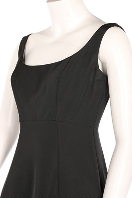 Lot 201 - Audrey Hepburn's black silk grosgrain cocktail...