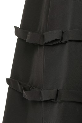 Lot 201 - Audrey Hepburn's black silk grosgrain cocktail...