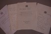 Lot 259 - A group of ephemera, mainly letters relating...