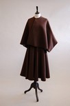 Lot 97 - A Madame Grchocolate brown and pale blue...