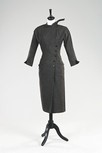 Lot 99 - A Madame Grsteel grey wool day dress and a...