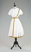 Lot 108 - A Madame Grwhite lawn sari-style summer dress,...