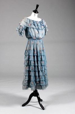 Lot 217 - A rare, early Jeanne Lanvin couture printed...