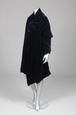 Lot 234 - A Comme des Garçons midnight blue velvet...