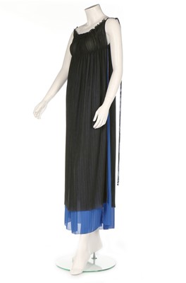 Lot 206 - Audrey Hepburn's Fabrice black and blue...