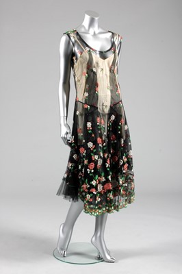 Lot 246 - A Comme des Garçons embroidered tulle gown,...