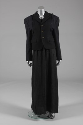 Lot 248 - A Comme des Garçons grey wool shift dress,...