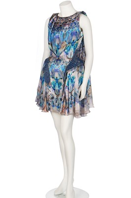 Lot 246 - An Alexander McQueen 'Plato's Atlantis' collection snakeskin-print silk dress, Spring-Summer 2010