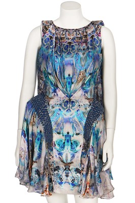 Lot 246 - An Alexander McQueen 'Plato's Atlantis' collection snakeskin-print silk dress, Spring-Summer 2010
