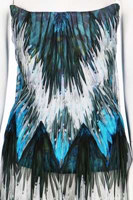 Lot 239 - An Alexander McQueen printed chiffon dress, 'Irere' collection, Spring-Summer 2003