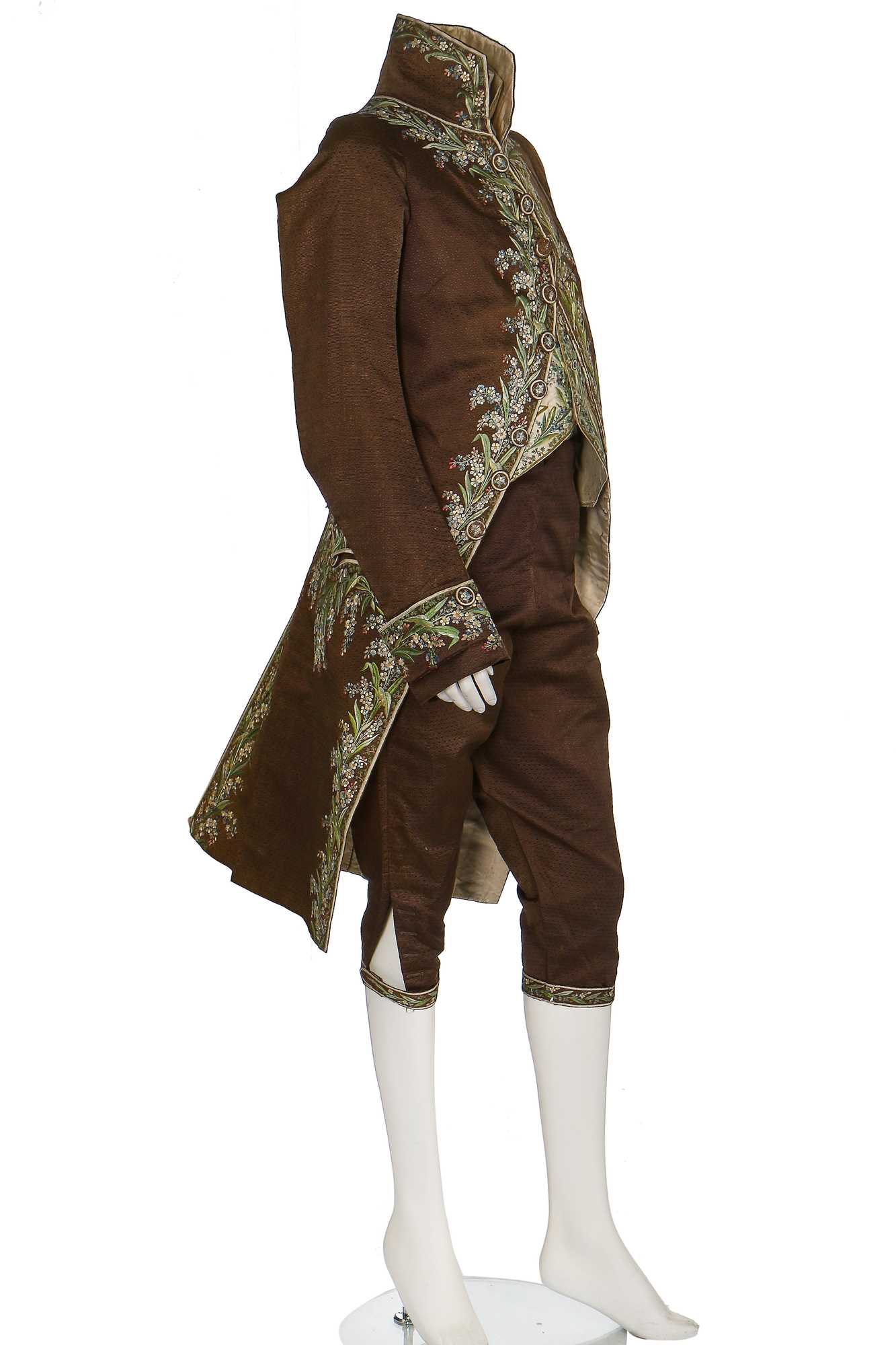 Lot 33 - A good gentleman's court dress, French, circa 1800