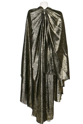 Lot 181 - A Valentino Garavani couture gold lamé evening gown, circa 1983