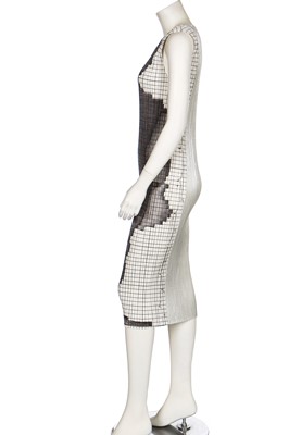 Lot 284 - An Issey Miyake Guest Artists Series No 3 pleated polyester dress, the design by Tim Hawkinson, 1998