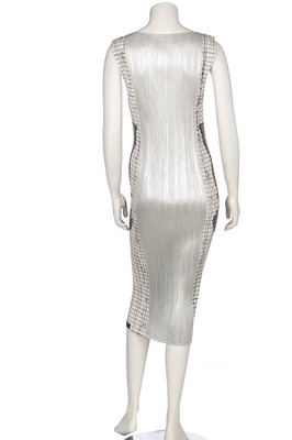 Lot 284 - An Issey Miyake Guest Artists Series No 3 pleated polyester dress, the design by Tim Hawkinson, 1998