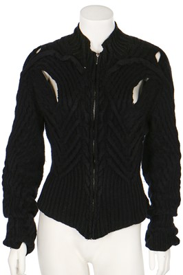 Lot 214 - A John Galliano knitted 'anatomical' jacket, 'Fencing' collection, Autumn-Winter 1990-91
