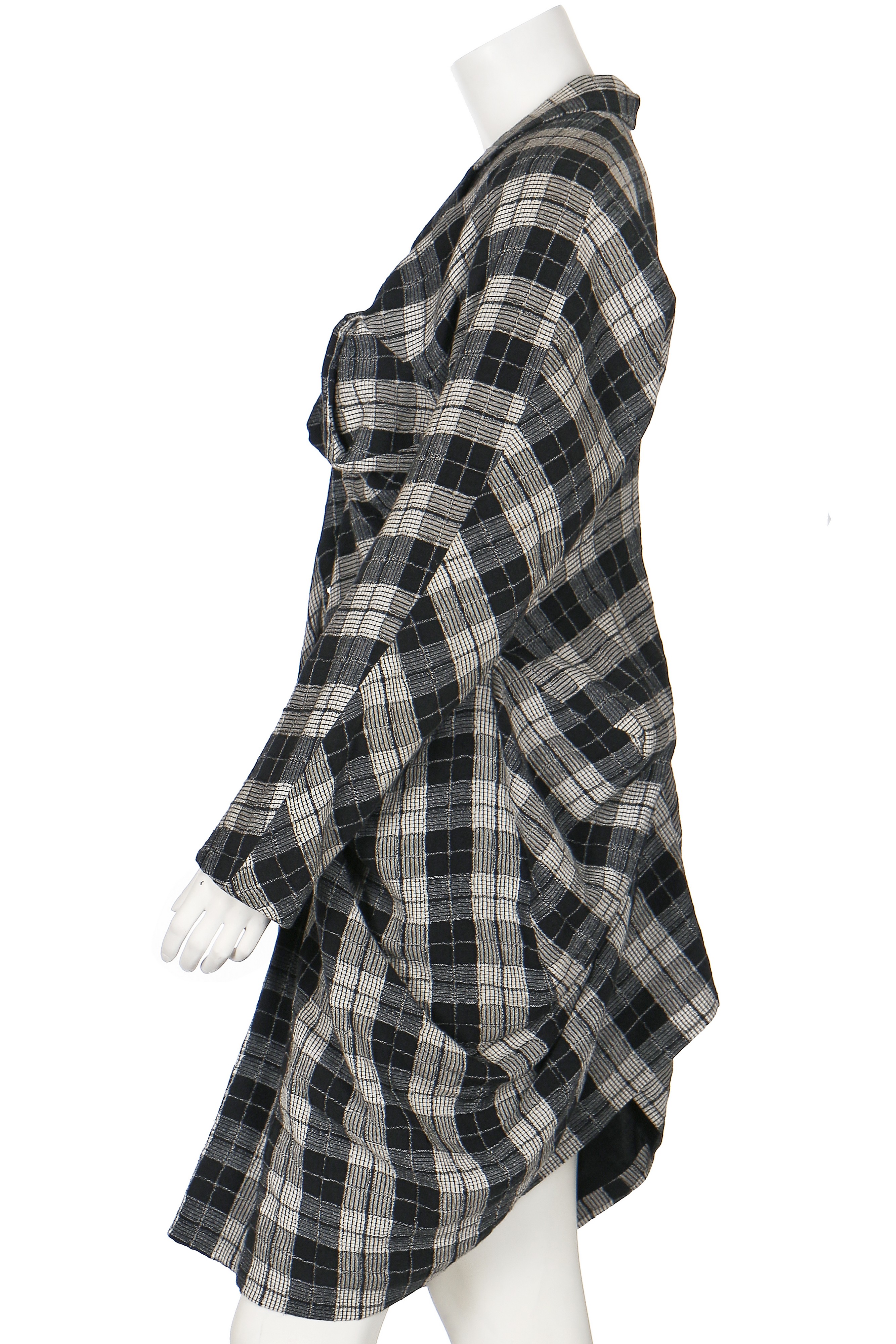 Lot 194 - A John Galliano plaid cotton dress, 'The