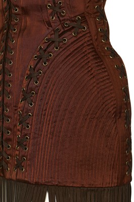 Lot 207 - A rare Jean-Paul Gaultier corset dress, probably Autumn-Winter 1990-91