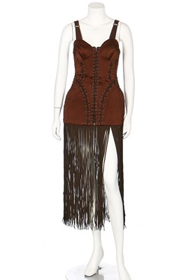Lot 207 - A rare Jean-Paul Gaultier corset dress, probably Autumn-Winter 1990-91