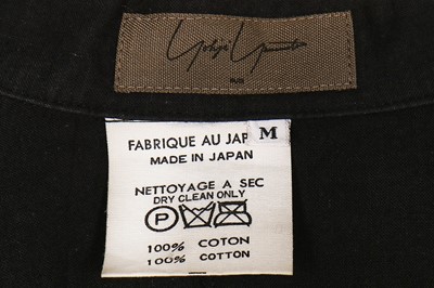 Lot 272 - A Yohji Yamamoto black cutwork cotton kimono jacket, probably 1984-85