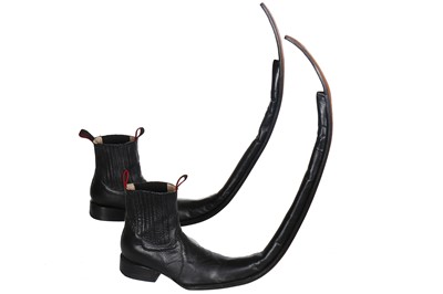 Lot 294 - A pair of Rei Kawakubo/Comme des Garçons 'Mexican Guarachero' boots, Spring-Summer 2015