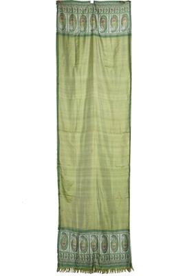 Lot 436 - A Spitalfields changeable silk stole, 1810-20