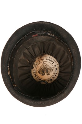 Lot 341 - An unusual top hat, Zeeland, Dutch, mid-19th century