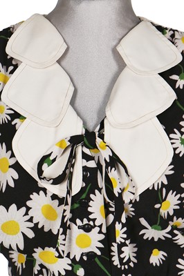 Lot 135 - An Yves Saint Laurent Rive Gauche daisy-printed dress, 1974