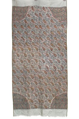 Lot 406 - An altered Moon shawl, Kashmir, circa 1820