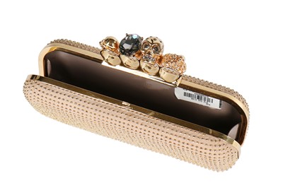Lot 108 - Alexander McQueen by Sarah Burton gilt studded knuckle-duster clutch, 2011