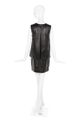 Lot 206 - Alexander McQueen by Sarah Burton black wool crêpe evening gown, Autumn-Winter 2014-15