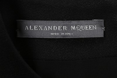 Lot 206 - Alexander McQueen by Sarah Burton black wool crêpe evening gown, Autumn-Winter 2014-15