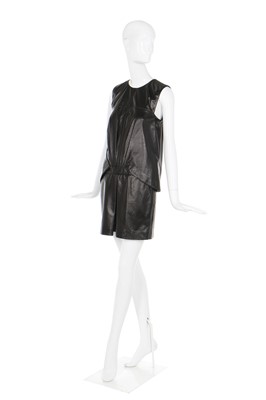 Lot 206 - Alexander McQueen by Sarah Burton black wool crêpe evening gown, Autumn-Winter 2014-15