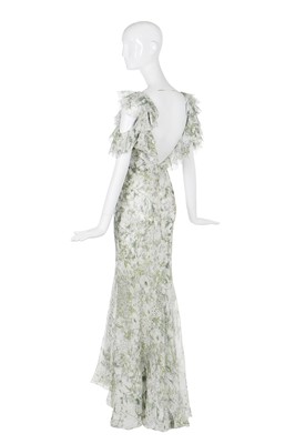 Lot 118 - Alexander McQueen by Sarah Burton floral bias-cut chiffon gown, Spring-Summer 2018