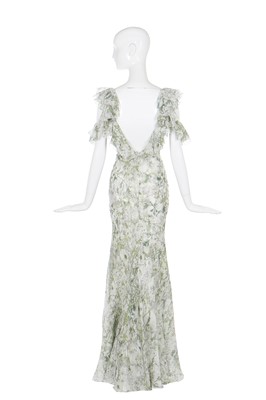 Lot 118 - Alexander McQueen by Sarah Burton floral bias-cut chiffon gown, Spring-Summer 2018