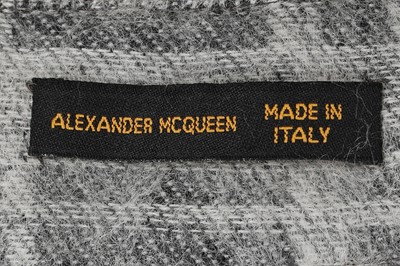 Lot 13 - Alexander McQueen grey plaid mohair 'skating' skirt, 'The Overlook', Autumn-Winter 1999-2000