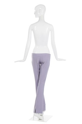 Lot 2 - Alexander McQueen pair of lilac wool Bumsters, 'Highland Rape' collection, Autumn-Winter 1995-96