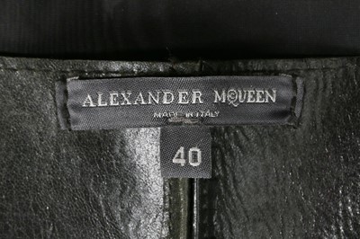 Lot 27 - Alexander McQueen leather and suede ensemble, 'Irere', Spring-Summer 2003