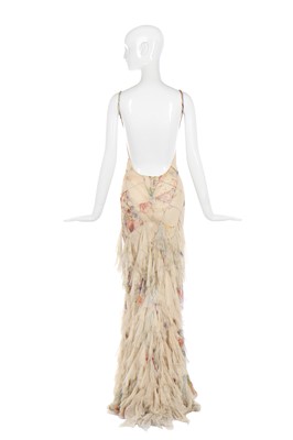 Lot 31 - Alexander McQueen bias-cut floral chiffon dress, 'Deliverance', Spring-Summer 2004