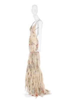 Lot 31 - Alexander McQueen bias-cut floral chiffon dress, 'Deliverance', Spring-Summer 2004