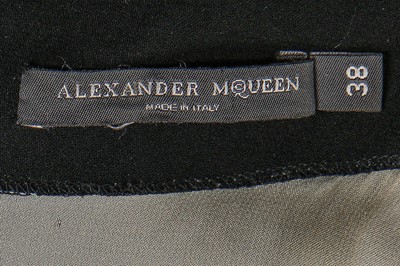Lot 38 - Alexander McQueen black crêpe dinner dress, 2006
