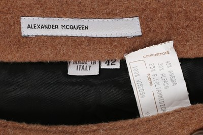 Lot 4 - Alexander McQueen camel wool micro-mini skirt, 'Danté', Autumn-Winter 1996-97