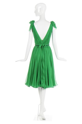 Lot 41 - Alexander McQueen, emerald chiffon cocktail dress, 'The Man Who Knew Too Much', A/W 2005-06