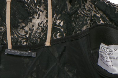 Lot 47 - Alexander McQueen black lace 'pannier' evening dress, 'Sarabande', Spring-Summer 2007