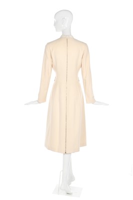Lot 48 - Alexander McQueen ivory cashmere coat, 'In Memory of Elizabeth Howe, Salem, 1692', A/W 2007-08