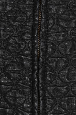 Lot 49 - Alexander McQueen quilted black leather jacket, probably Autumn-Winter 2007-08