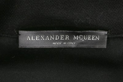 Lot 57 - Alexander McQueen black wool dinner dress, 'In Memory of Elizabeth Howe, Salem, 1692', A/W 2007-08