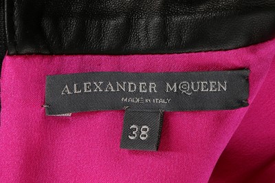 Lot 61 - Alexander McQueen laser-cut leather cocktail dress, 'La Dame Bleue', Spring-Summer 2008