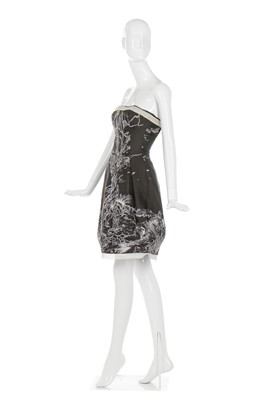 Lot 66 - Alexander McQueen strapless woven ziberline cocktail dress, 'The Girl Who Lived in the Tree', A/W 2008-09