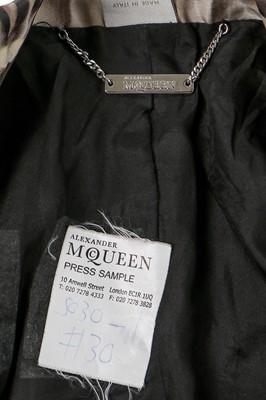 Lot 70 - Alexander McQueen printed 'Kaleidoscope' suit, 'Natural Dis-tinction, Un-Natural Selection', S/S 2009