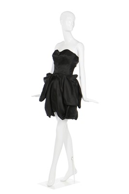 Lot 71 - Alexander McQueen strapless black organza cocktail dress, 'Natural Dis-tinction, Un-Natural Selection', S/S 2009